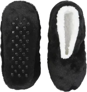 2-Pack Solid Faux Fur Slipper Socks - Soft, Warm, and Non-Slip Winter Essentials, Premium Fleece-Lined, Durable, and Stylish Socks