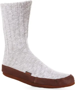 Acorn Mens and Womens Original Slipper Socks - Cloud Cushion, Ragg Wool, Moisture-Wicking, Suede Sole