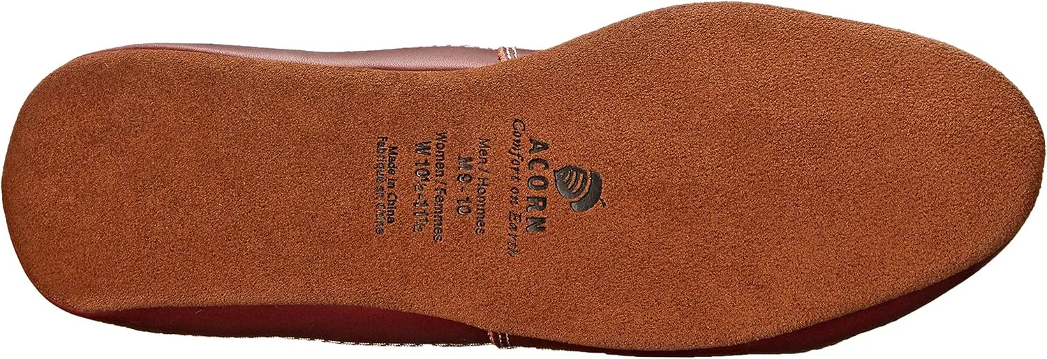 Acorn Mens and Womens Original Slipper Socks - Cloud Cushion, Ragg Wool, Moisture-Wicking, Suede Sole