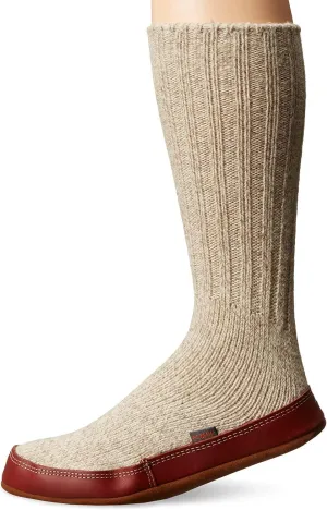 Acorn Mens and Womens Original Slipper Socks - Cloud Cushion, Ragg Wool, Moisture-Wicking, Suede Sole