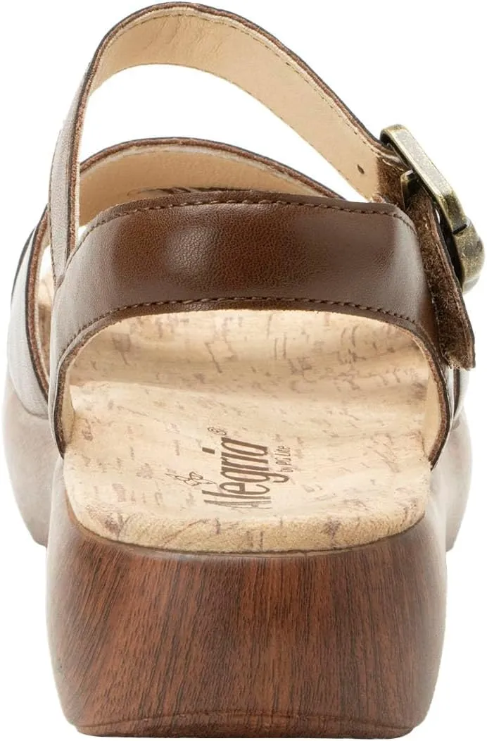 Alegria Women Bianca Leather Gladiator Strap Sandal