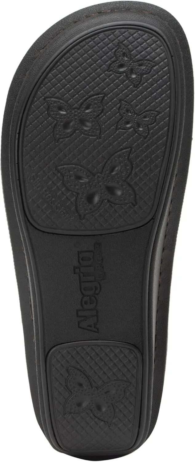 Alegria Womens Kerri - Timeless Comfort, Arch Support and Travel Style - Casual Open Toe T-Strap Platform Leather Sandal