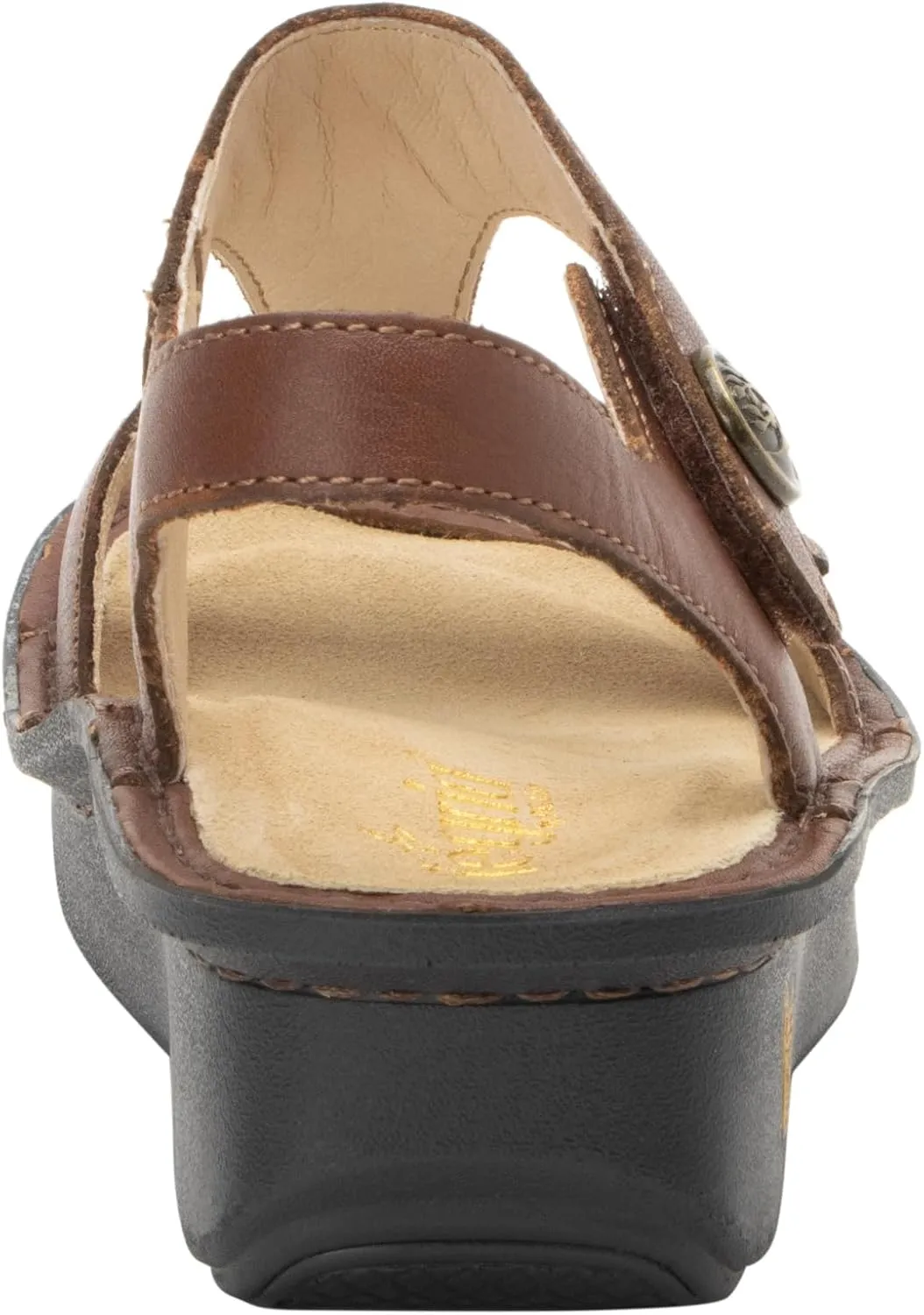 Alegria Womens Kerri - Timeless Comfort, Arch Support and Travel Style - Casual Open Toe T-Strap Platform Leather Sandal