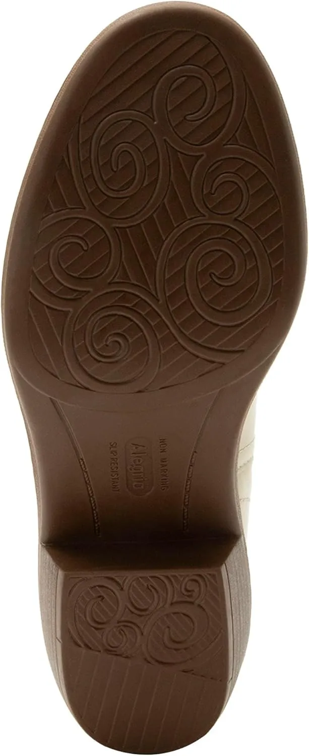 Alegria Womens Merle Slip On Leather Comfort Flat Heel Shoe