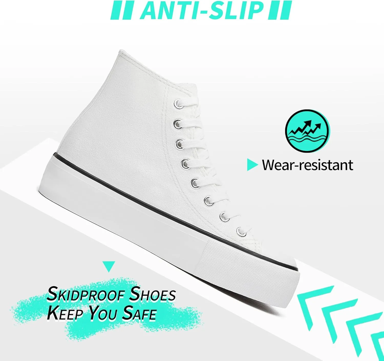 ALTOCIS Women's Comfortable Platform High Top Sneakers, Casual Mid Top Sneaker for Women, Cute Faux Suede Fashion Sneakers, Classic Lace Up Walking Shoes