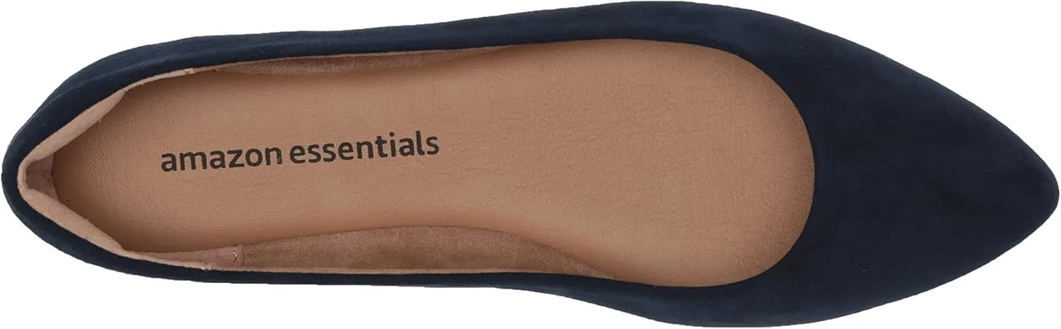 Amazon Essentials Women's Pointed-Toe Ballet Flat