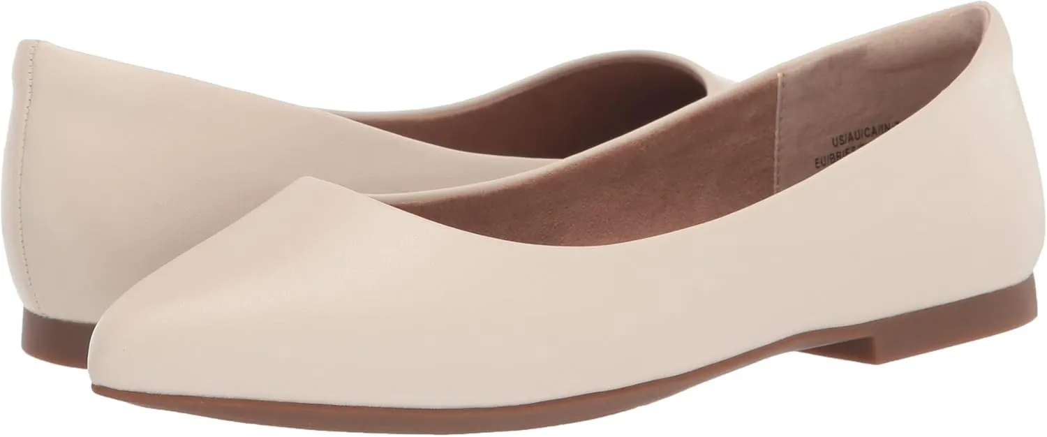 Amazon Essentials Women's Pointed-Toe Ballet Flat