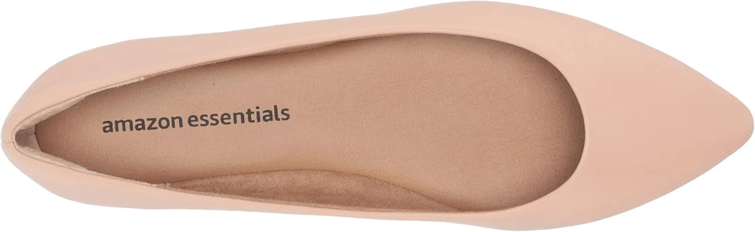 Amazon Essentials Women's Pointed-Toe Ballet Flat