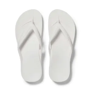 Archies: Arch Support Thongs - White