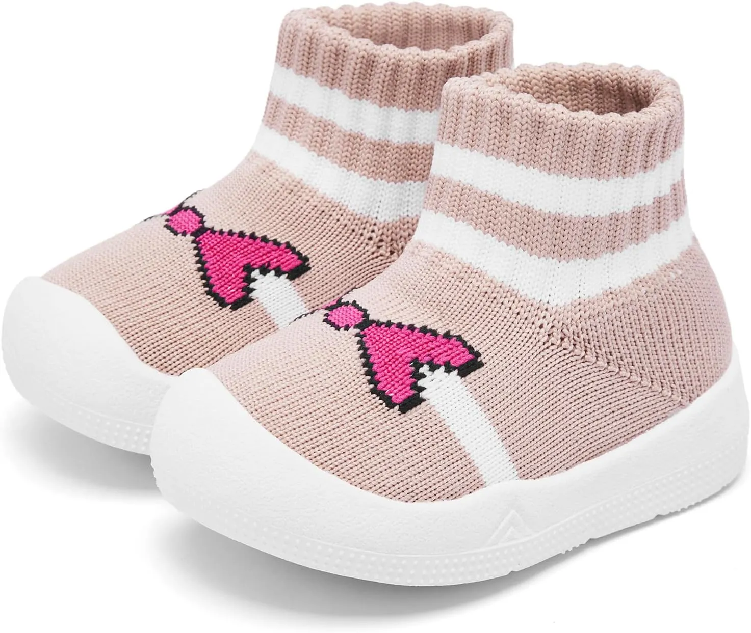 Baby Sock Shoes With Grip - Infant First Walker Shoes for Girls and Boys - Toddler Slipper Non Slip