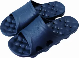 BAI HOU Unisex-Adult Shower Slippers, EVA Non-Slip Open Toe Slides, Quick Drying, Anti-Slip, Pink