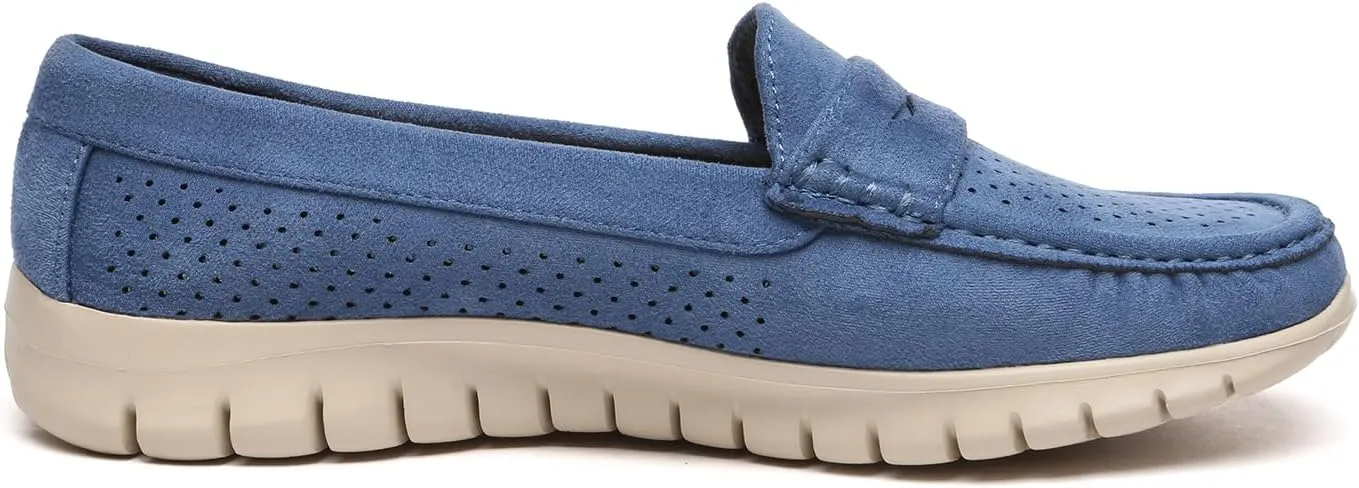 Bernal Loafers for Women Casual Moccasins Women's Comfortable & Lightweight Breathable Slip on Flat Shoes