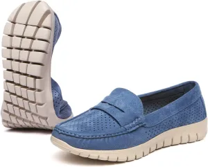 Bernal Loafers for Women Casual Moccasins Women's Comfortable & Lightweight Breathable Slip on Flat Shoes