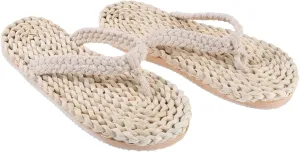 BESPORTBLE Summer Couples Anti-slip Slippers Japanese Style Woven Fashionable Comfortable for Ages