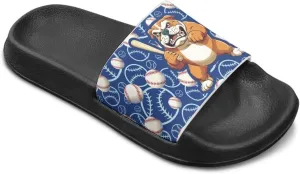 Boys Slide Sandals Non Slip Summer House Slippers Kids Slip-on Flip Flops Cusual Beach Sandal