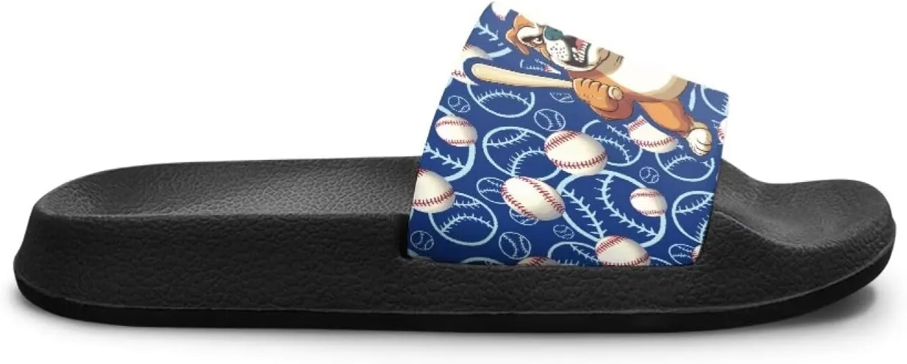Boys Slide Sandals Non Slip Summer House Slippers Kids Slip-on Flip Flops Cusual Beach Sandal