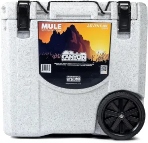CANYON COOLERS Mule 30 Wheeled rotomolded Cooler-White Marble