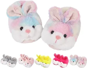 Caramella Bubble Kids Classic Bunny Slippers,Cute Animal Anti Slip House Shoes for Boy and Girl,Rabbit Slippers Christmas Halloween Easter Gifts