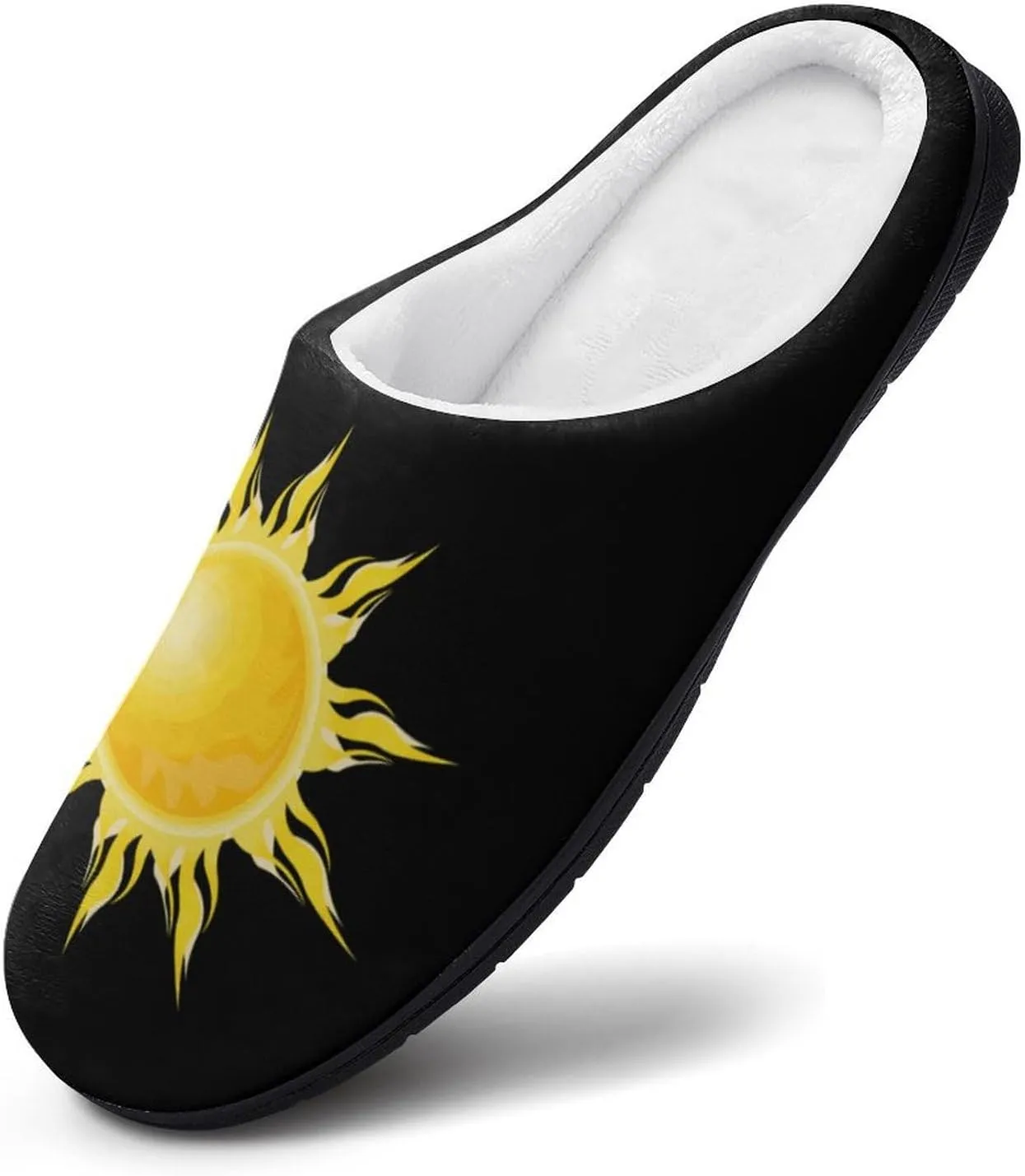 Cartoon Sun Sunshine Women's House Slippers Warm Anti-Slip Cotton Slippers Home Shoes Indoor Outdoor