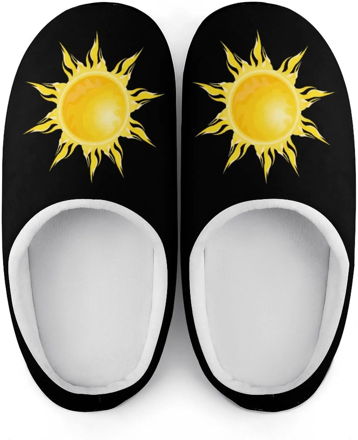 Cartoon Sun Sunshine Women's House Slippers Warm Anti-Slip Cotton Slippers Home Shoes Indoor Outdoor