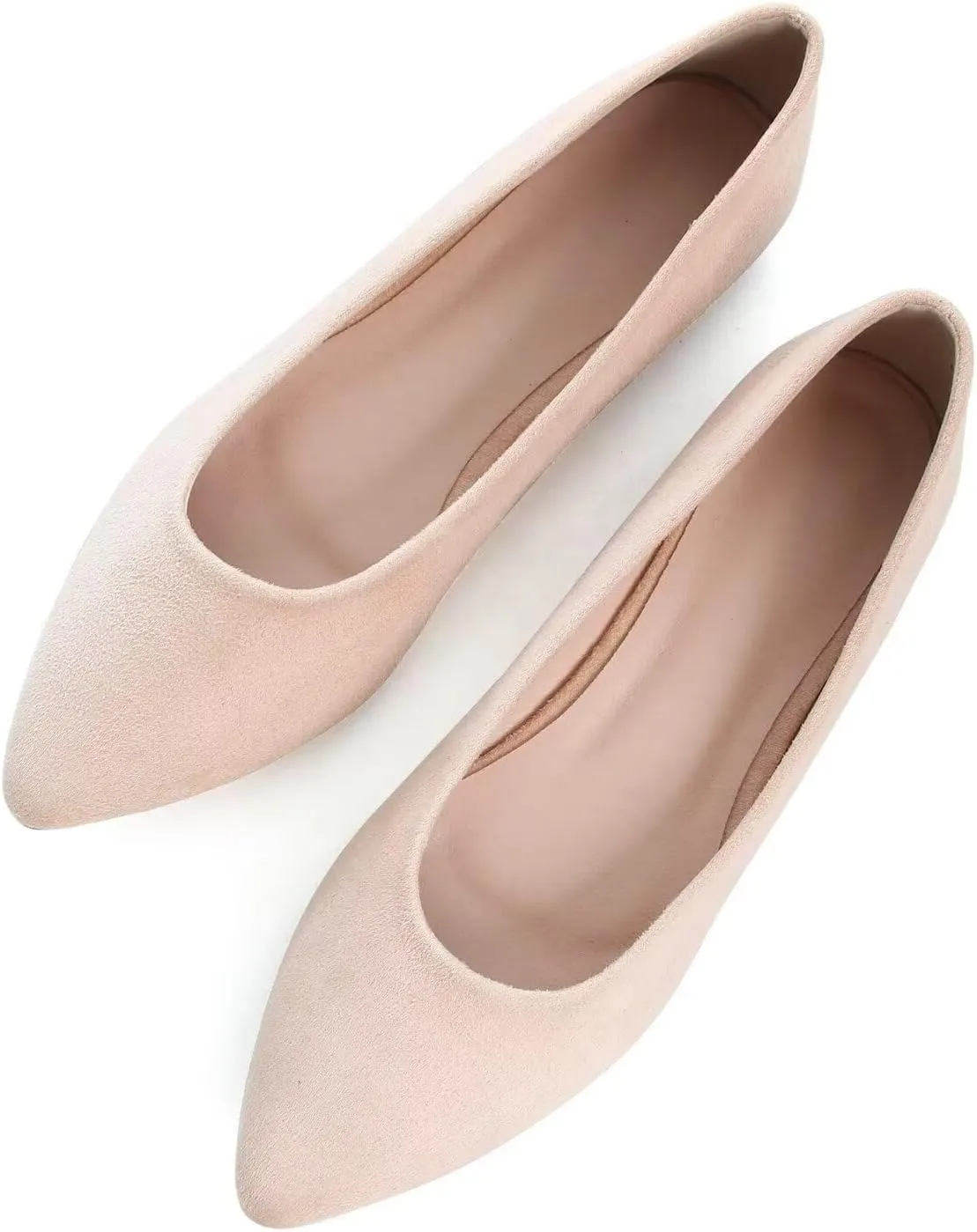 ChaiRong Zhou Women Pointed Toe Ballets Flats Comfort Slip On Walking Shoes for Driving