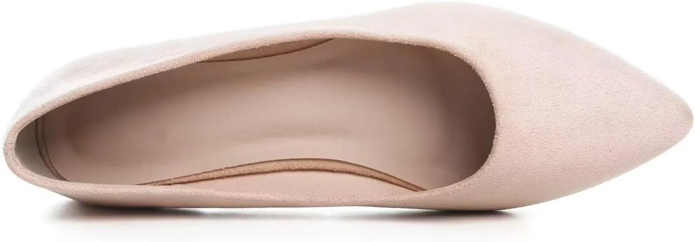 ChaiRong Zhou Women Pointed Toe Ballets Flats Comfort Slip On Walking Shoes for Driving