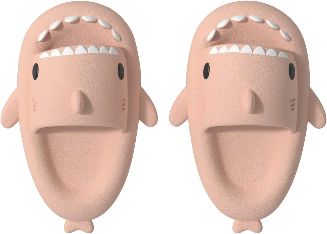 ChayChax Boys Girl Cloud Shark Slides Non-Slip Novelty Open Toe Sandals Extremely Comfy Cushioned Thick Sole Cute Cartoon Shower Slippers Indoor & Outdoor