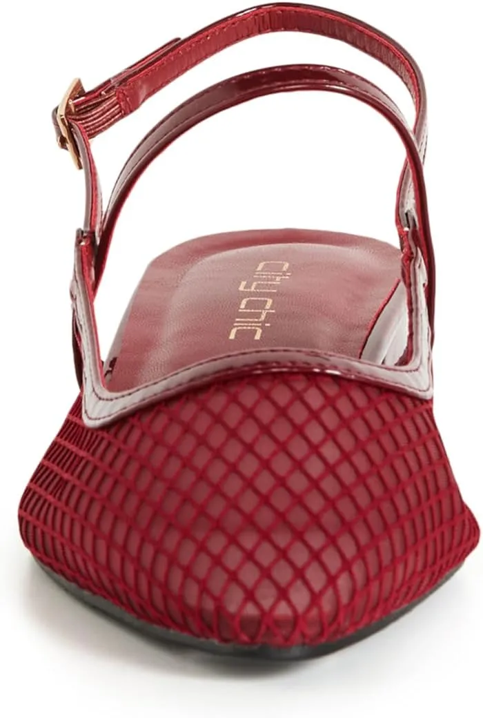 City Chic Women's Flat - Wide FIT Lily Mesh
