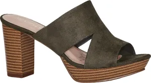 City Chic Women's Wide Fit Remy Mule Platform