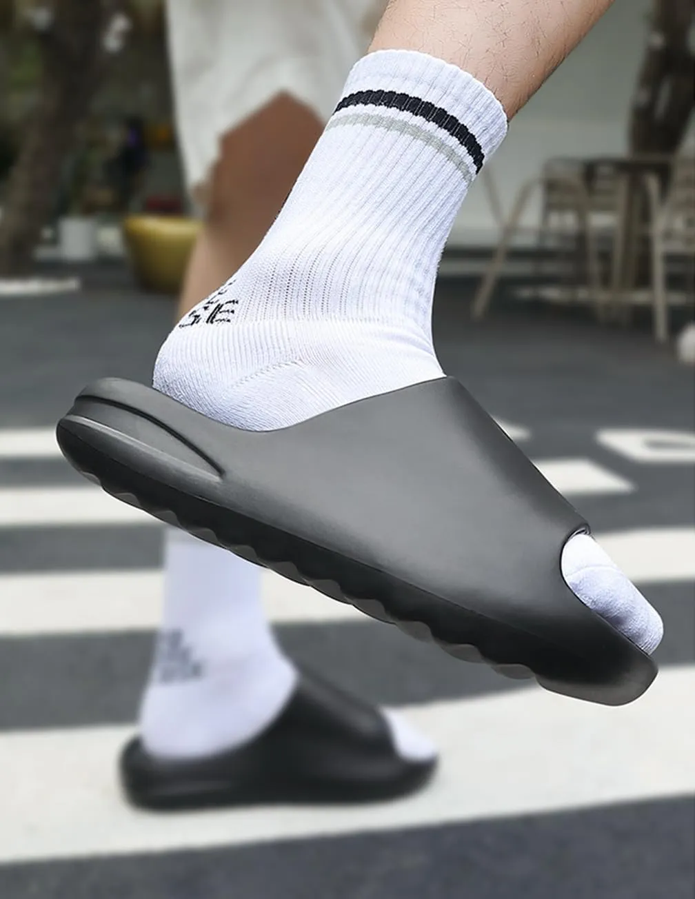 Cloud Slippers and Pillow Slippers for Women and Men,Quick Drying Open Toe Thick Soft Slides Slippers,Beach Shoes Water Shoes Non-Slip Indoor and Outdoor Sandals