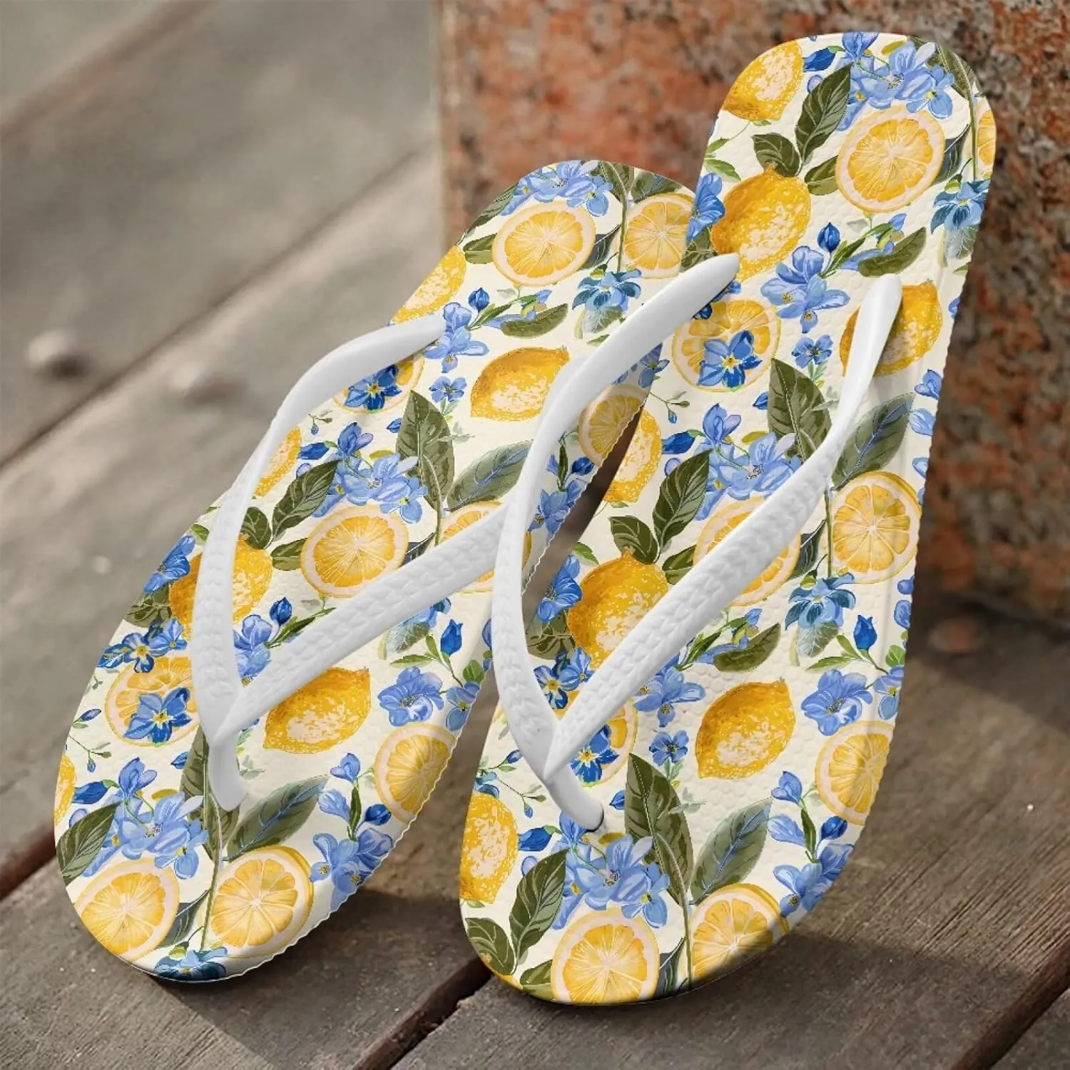 Coloranimal Flip Flops for Women Sandals Women Comfortable Womens Flip Flops House Slippers Beach Sandals Water Resistant Shower Shoes