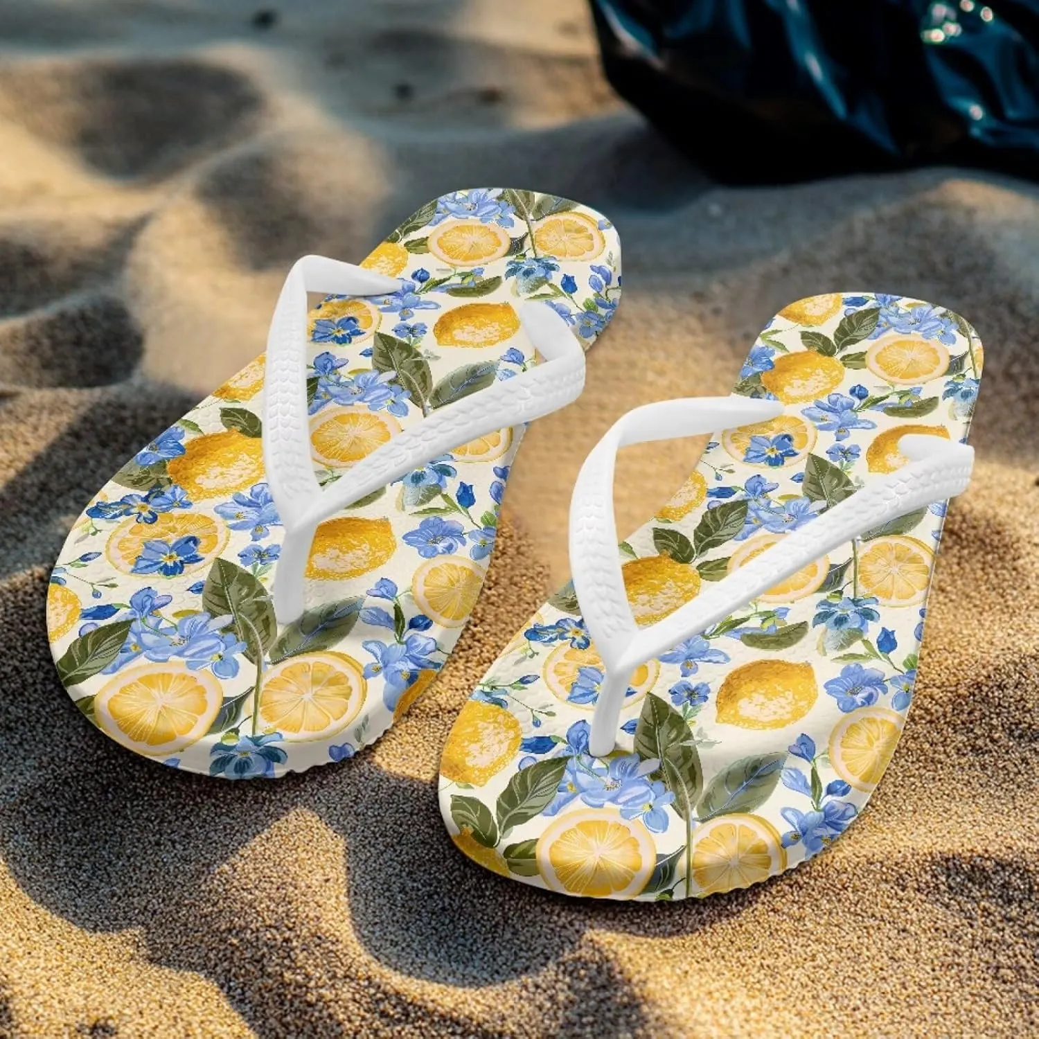 Coloranimal Flip Flops for Women Sandals Women Comfortable Womens Flip Flops House Slippers Beach Sandals Water Resistant Shower Shoes