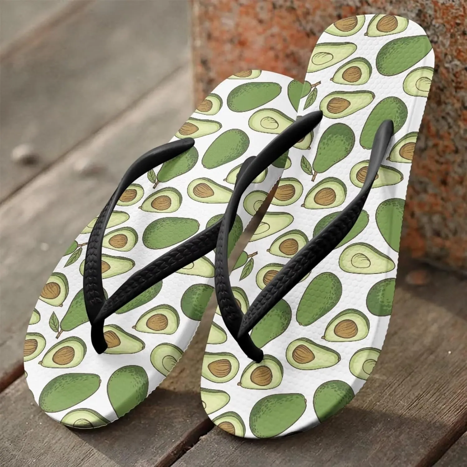 Coloranimal Flip Flops for Women Sandals Women Comfortable Womens Flip Flops House Slippers Beach Sandals Water Resistant Shower Shoes
