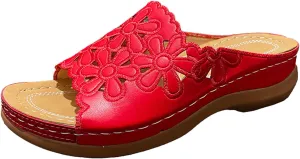 Comfortable Slide Sandals Flower Hollow Out Sandals Women's Summer Chrysanthemum Casual Fashion Women's slipper
