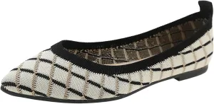 Convenient 女式平底鞋 for Women Color Matching Pointed Womens Cowhide Floral Print Flat Casual Slip on Driving Loafer Shoes