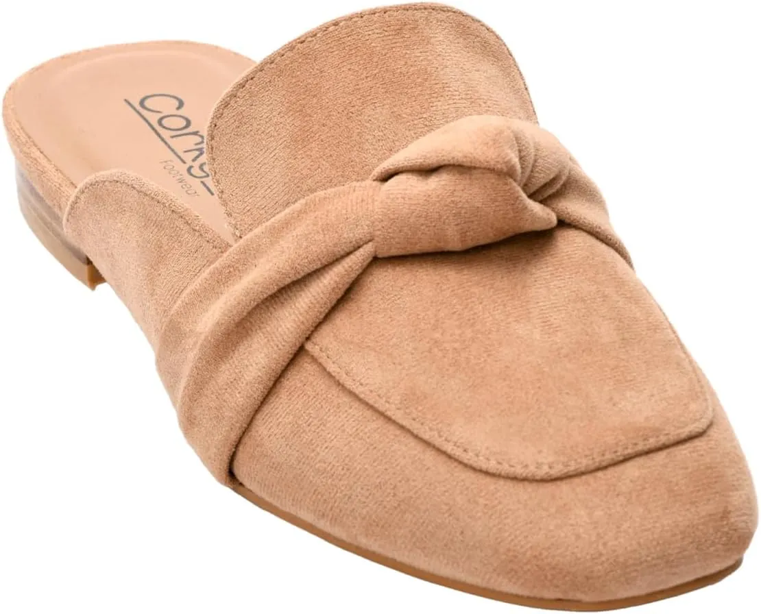 Corkys Footwear Women's Clingy Faux Suede Slip on Mule