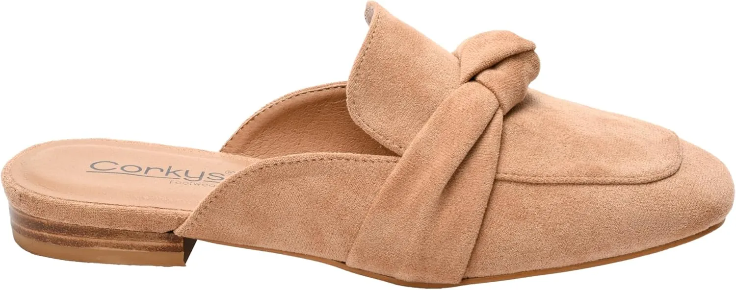 Corkys Footwear Women's Clingy Faux Suede Slip on Mule
