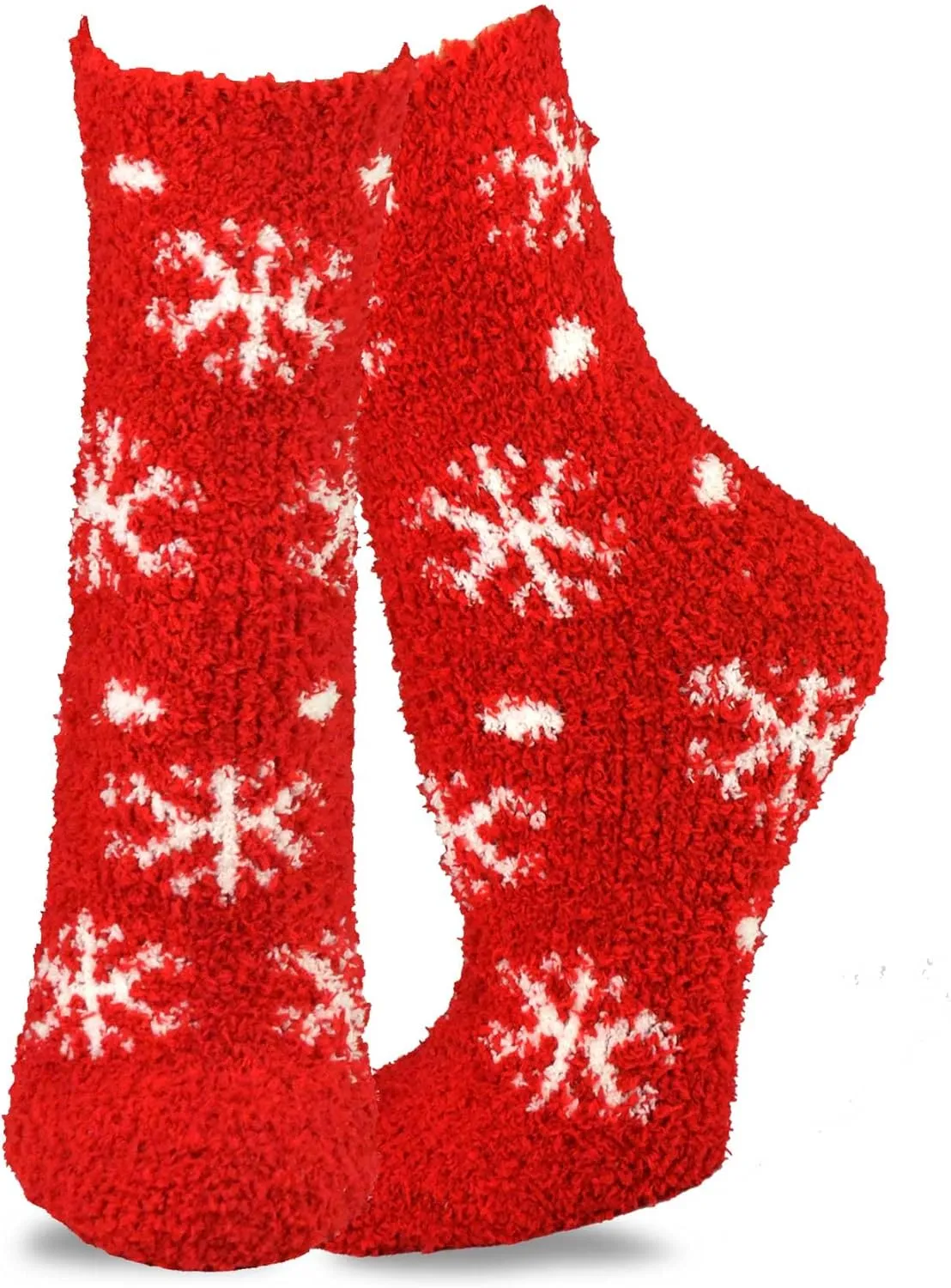 Cozy Warm Fuzzy Slipper Socks Cute Animals Holiday Christmas Santa Reindeer Multipair Adults