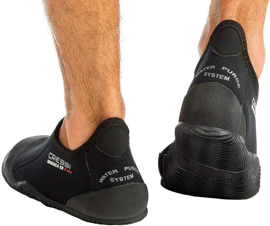 Cressi Neoprene Adult Anti-Slip Sole Boots for Water Sports: Scuba Diving, Snorkeling, Rafting, Windsurfing, Italy-made