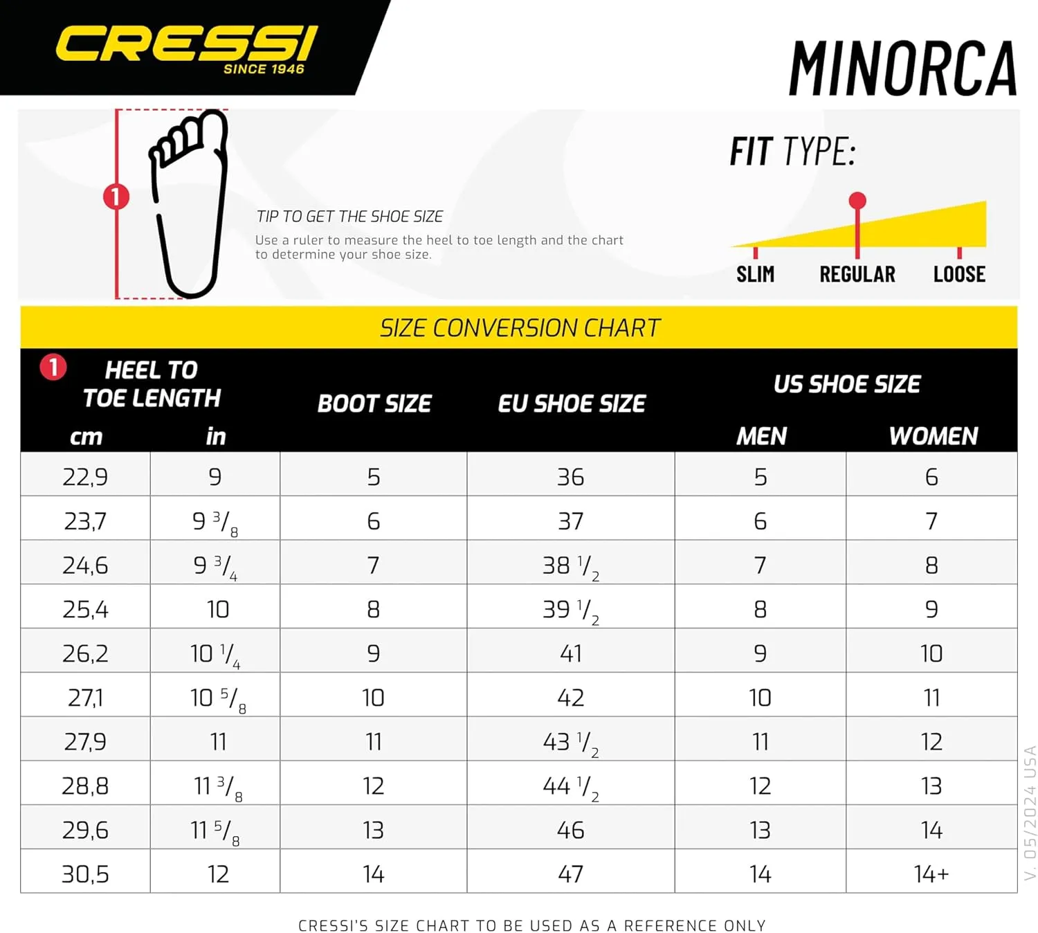 Cressi Neoprene Adult Anti-Slip Sole Boots for Water Sports: Scuba Diving, Snorkeling, Rafting, Windsurfing, Italy-made
