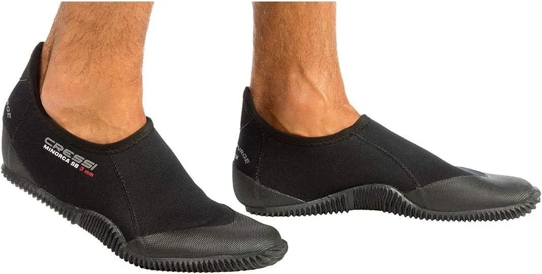 Cressi Neoprene Adult Anti-Slip Sole Boots for Water Sports: Scuba Diving, Snorkeling, Rafting, Windsurfing, Italy-made