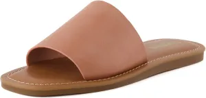 CUSHIONAIRE Women's Spicy slide Sandal with Memory Foam