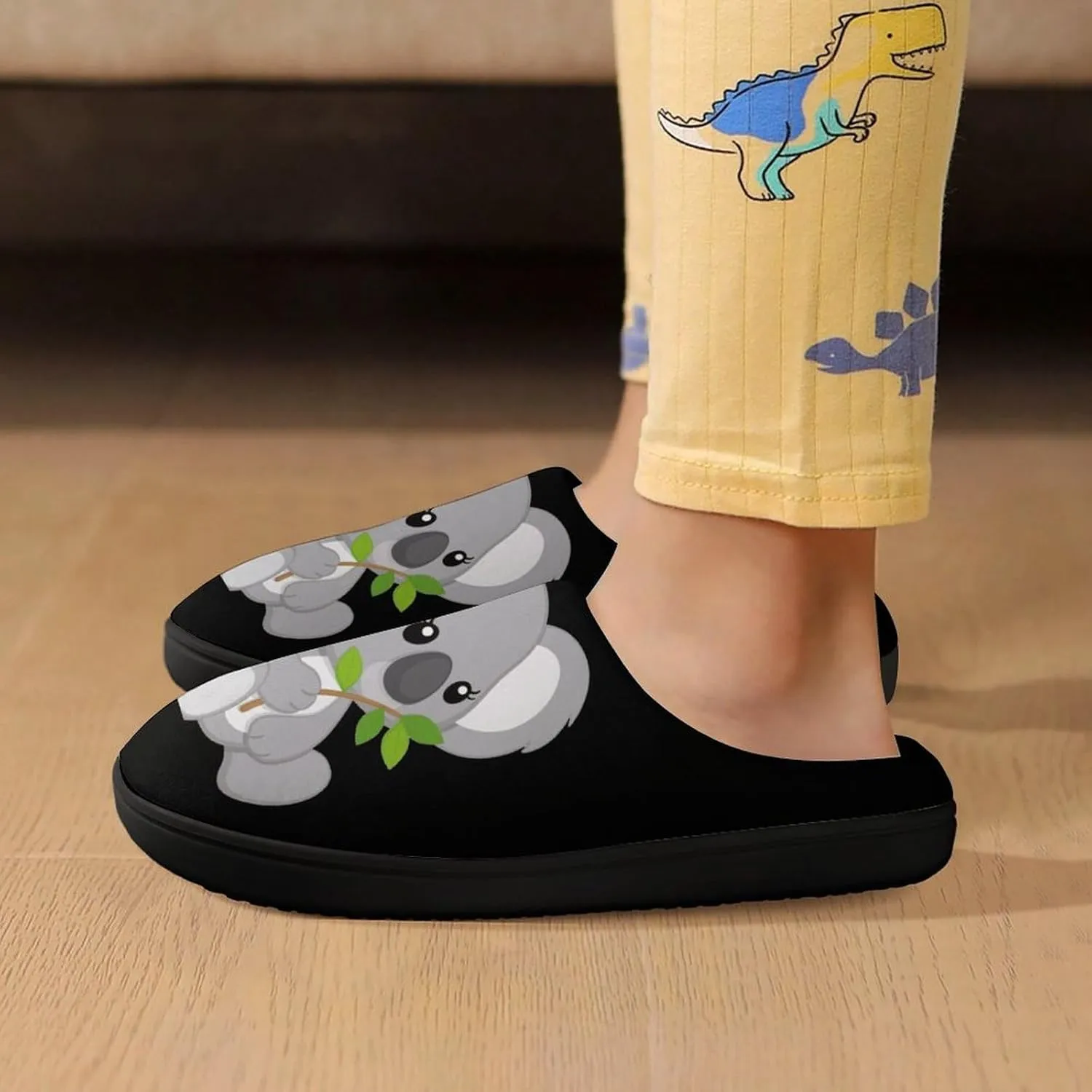 Cute Koala Cute Slippers For Girls Boys Anti Slip House Slipper Warm Shoes For Indoor Outdoor