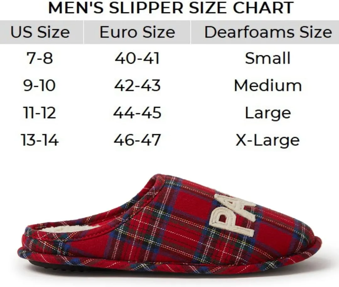 Dearfoams Men's Papa Bear Slipper