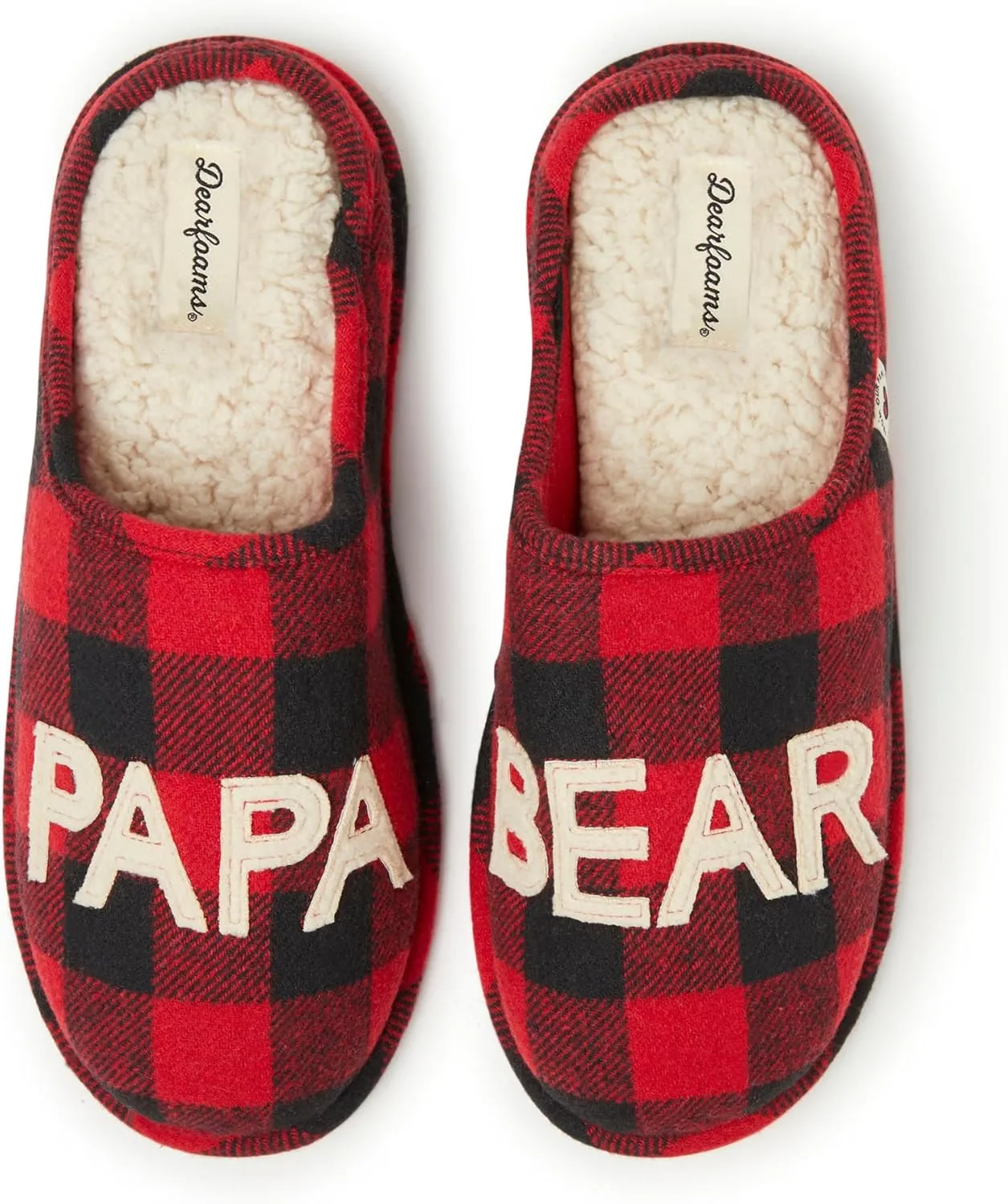 Dearfoams Men's Papa Bear Slipper