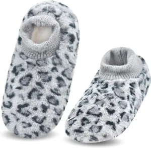 DICUIRD Slipper Socks with Grippers for Women,Winter Cozy&Comfy Boot Slippers for Women