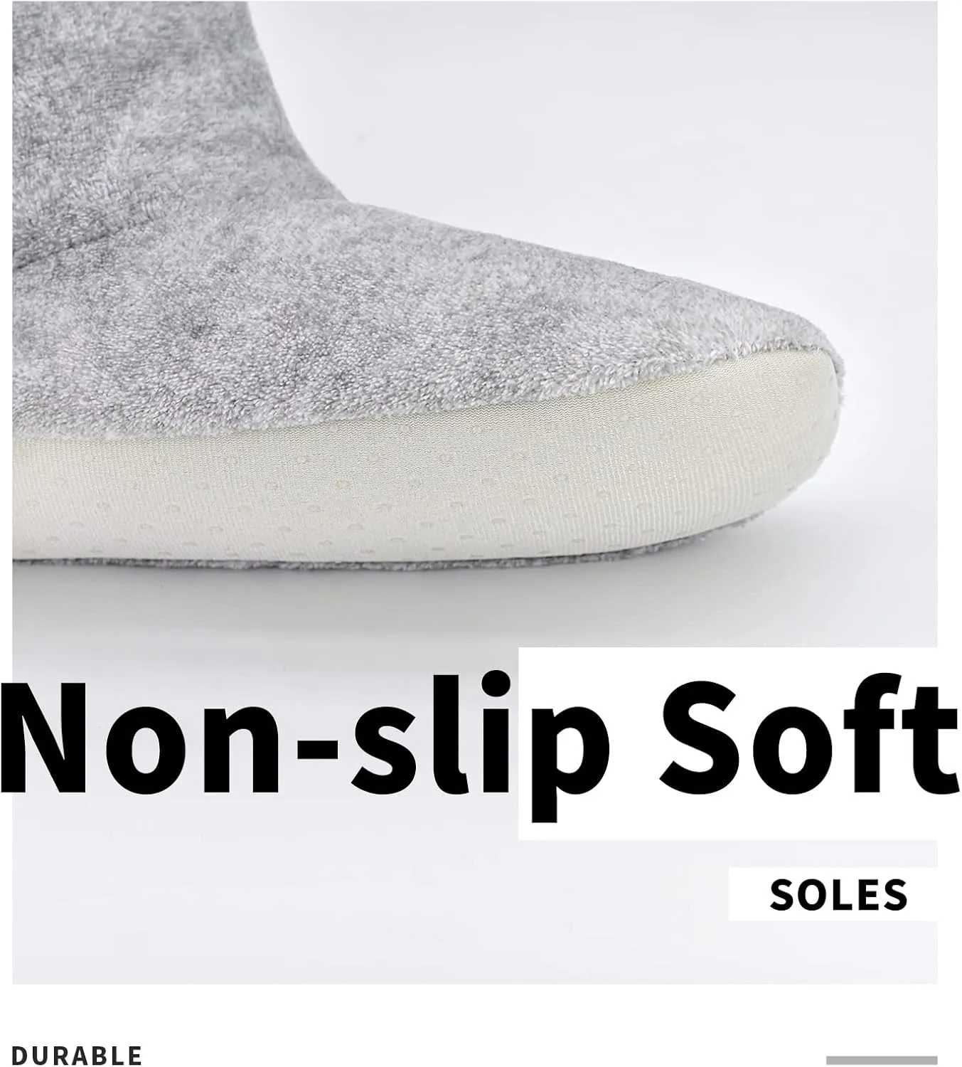 DICUIRD Womens Cozy&Warm Slipper Socks with Grippers-House Socks