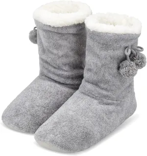 DICUIRD Womens Cozy&Warm Slipper Socks with Grippers-House Socks