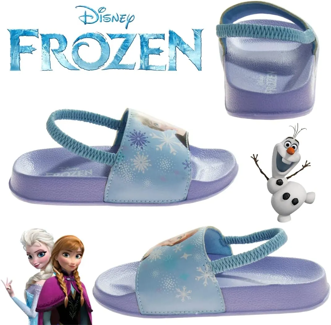 Disney Minnie Mickey Encanto Lightning McQueen Lilo n Stich Slides Backstrap Slip-On Beach Sandals (Toddler/Little Kid)