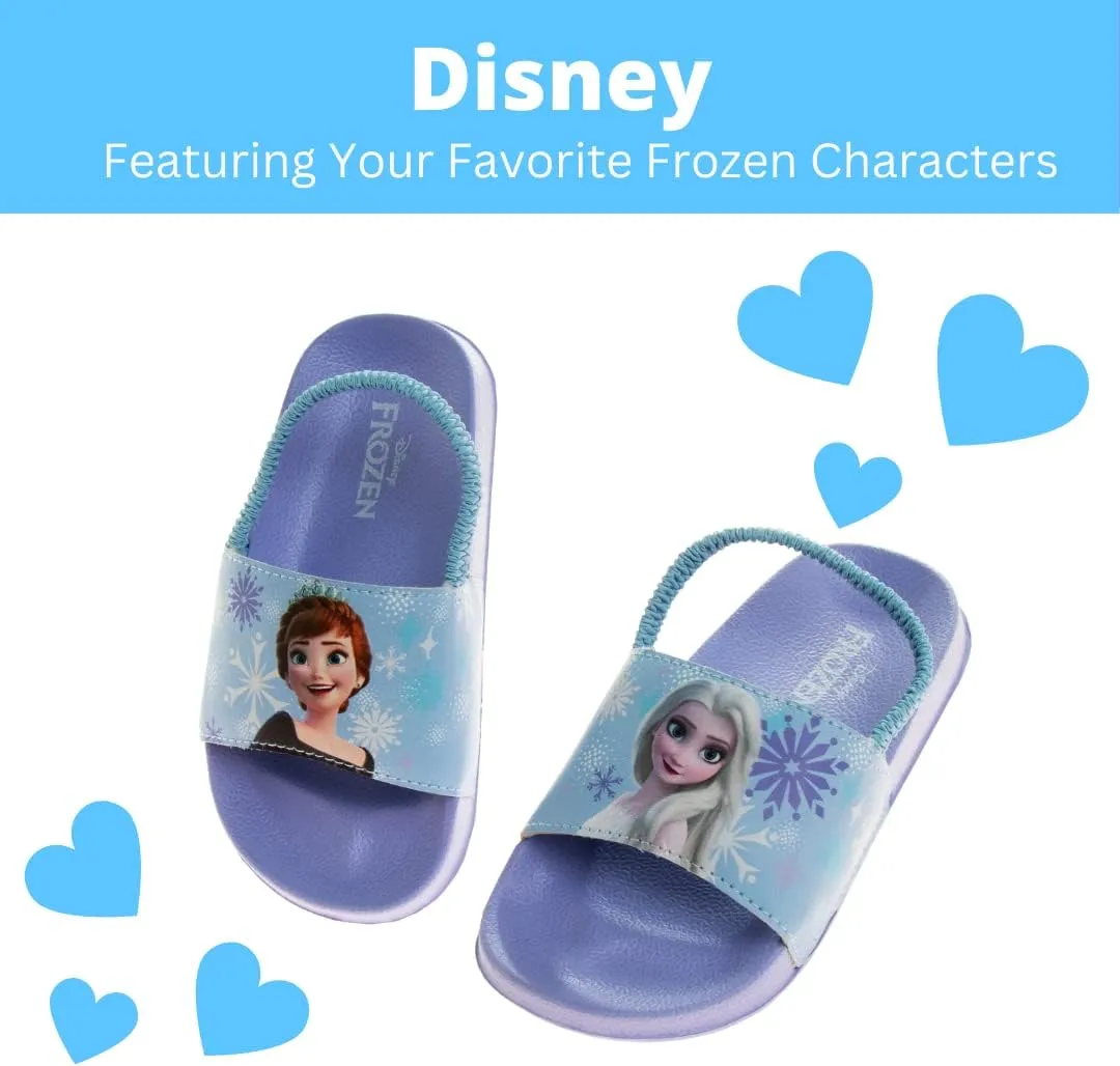 Disney Minnie Mickey Encanto Lightning McQueen Lilo n Stich Slides Backstrap Slip-On Beach Sandals (Toddler/Little Kid)